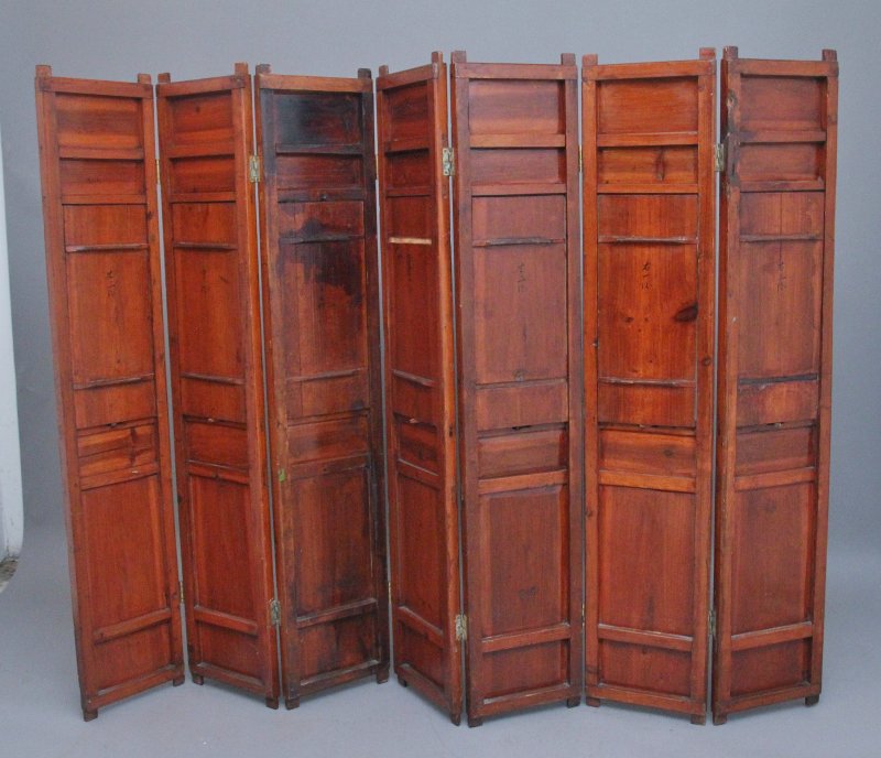 Early 20th Century Chinese folding screen