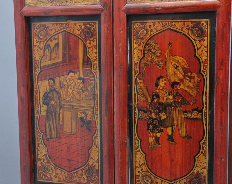 Early 20th Century Chinese folding screen