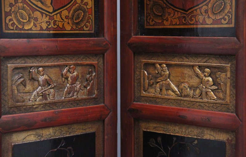 Early 20th Century Chinese folding screen