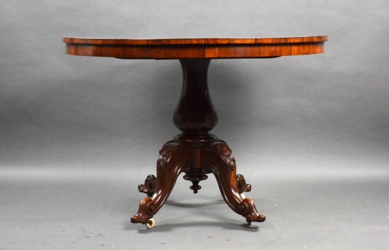 Victorian Rosewood Oval Loo Table