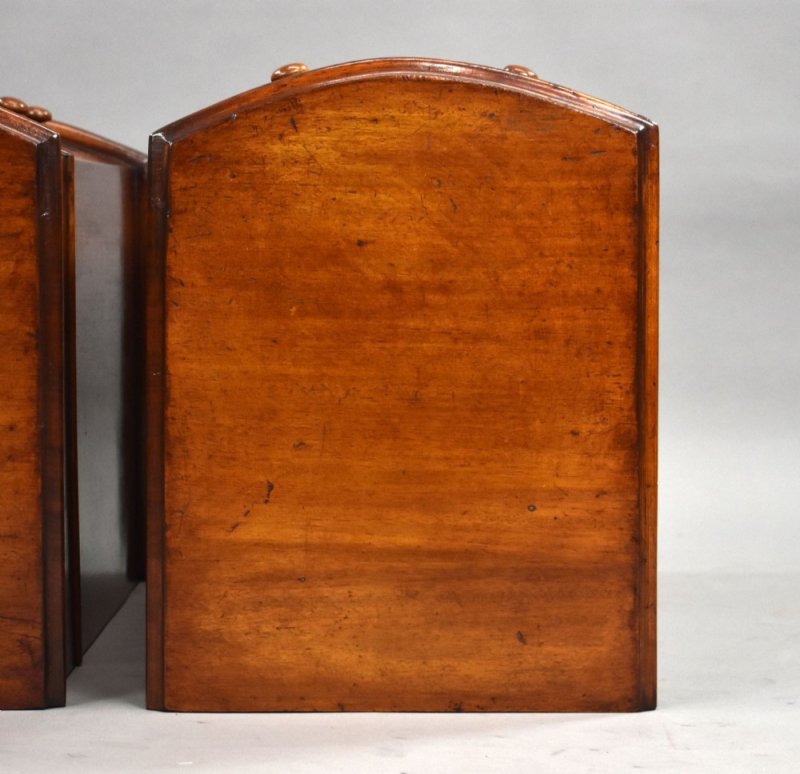 Pair Of Victorian Mahogany Bow Front Bedside Chests