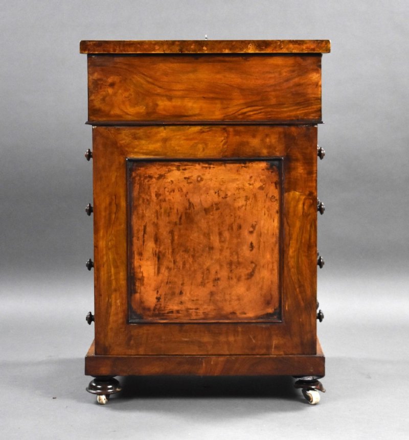 Victorian Burr Walnut Davenport