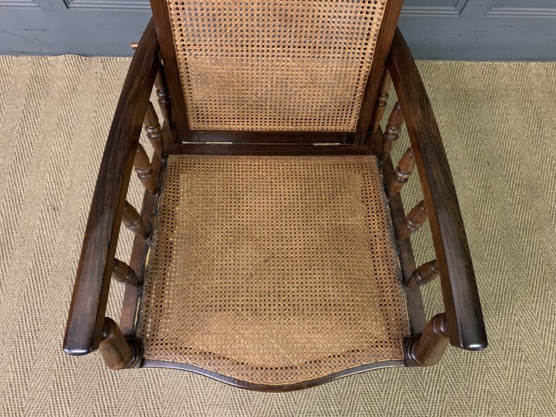 19th Century Colonial Reclining Plantation Chair