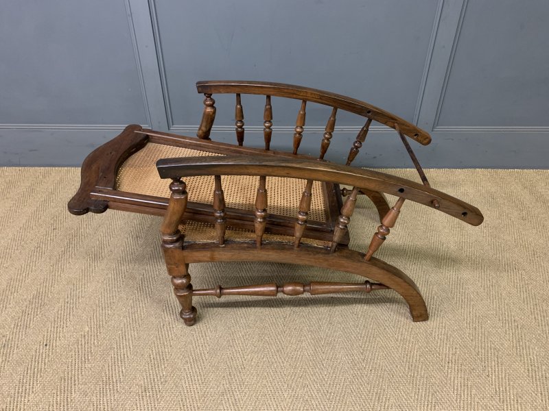 19th Century Colonial Reclining Plantation Chair