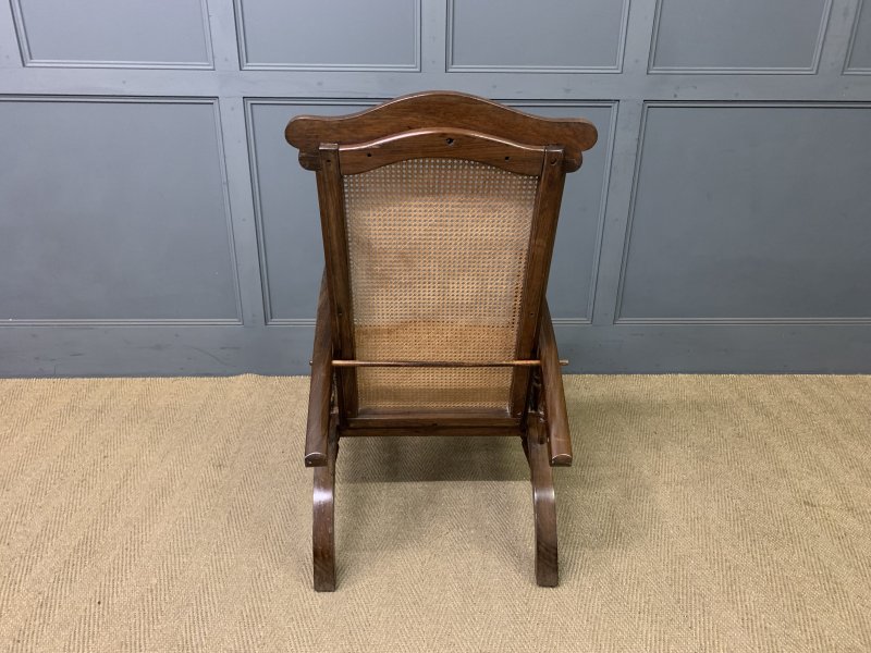 19th Century Colonial Reclining Plantation Chair