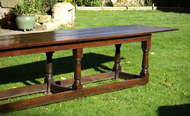 Large 17th Century Oak Refectory Table / kitchen / dining.