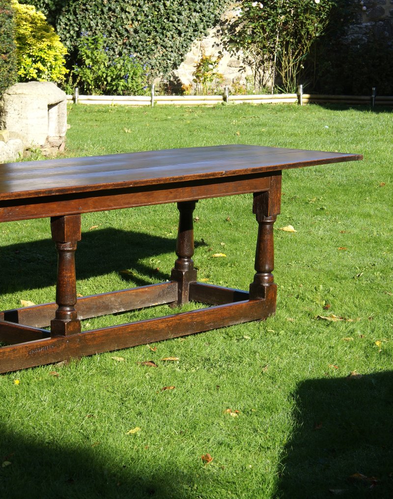 Large 17th Century Oak Refectory Table / kitchen / dining.