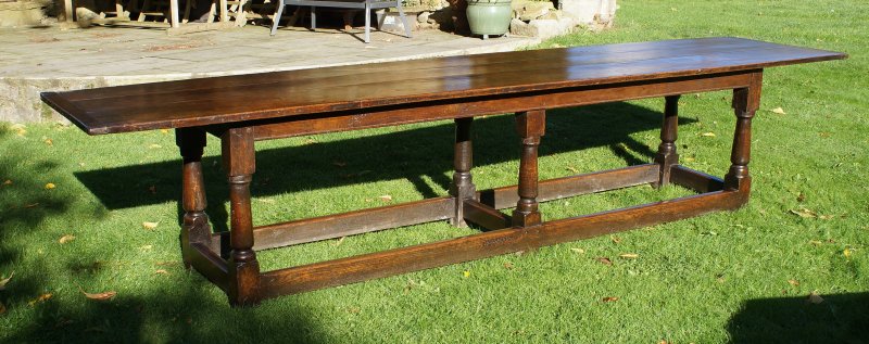 Large 17th Century Oak Refectory Table / kitchen / dining.