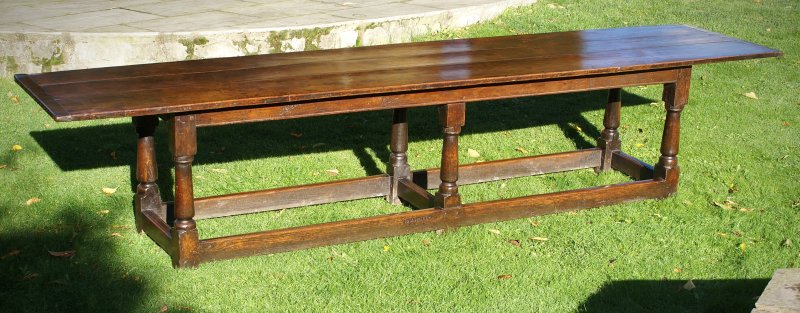 Large 17th Century Oak Refectory Table / kitchen / dining.