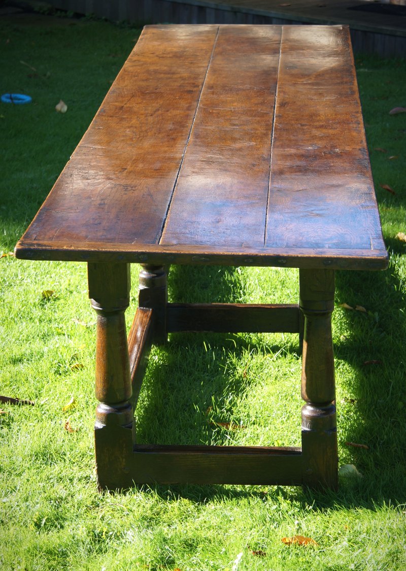 Large 17th Century Oak Refectory Table / kitchen / dining.