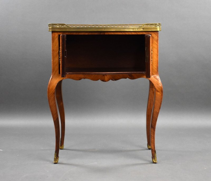 Antique French Marquetry Side Cabinet