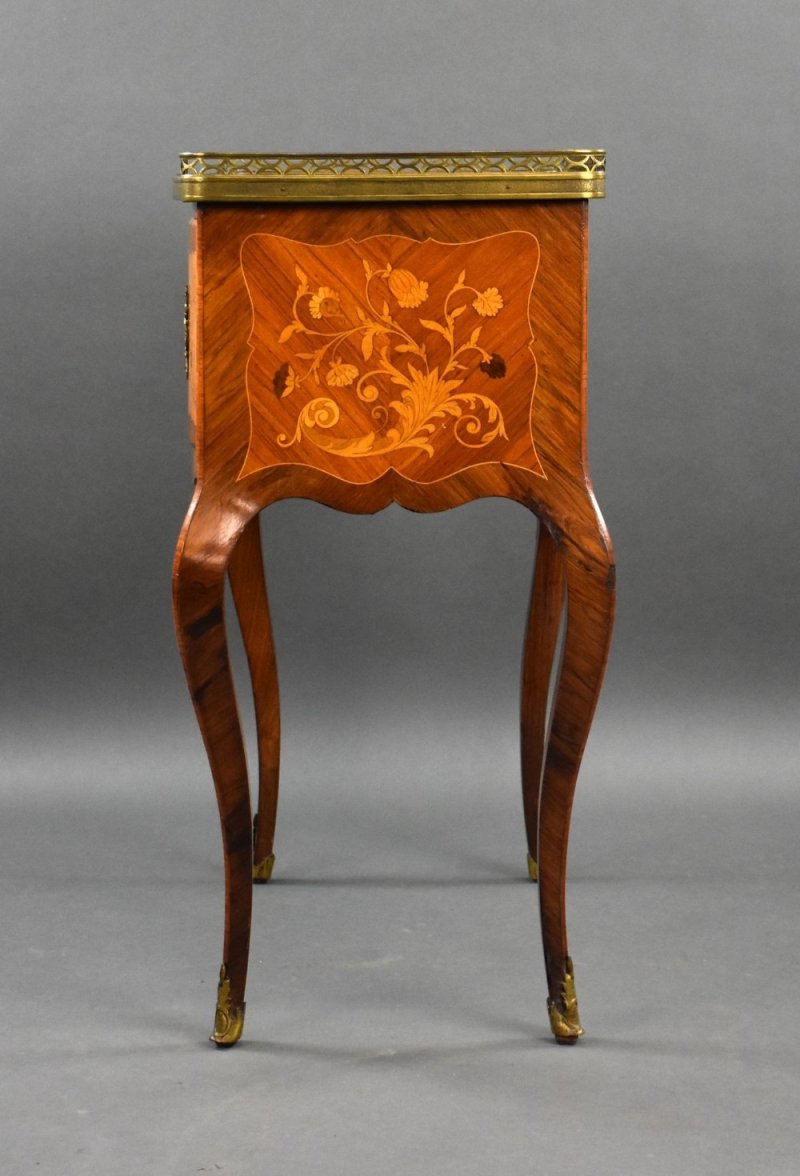 Antique French Marquetry Side Cabinet