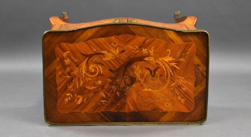 Antique French Marquetry Side Cabinet