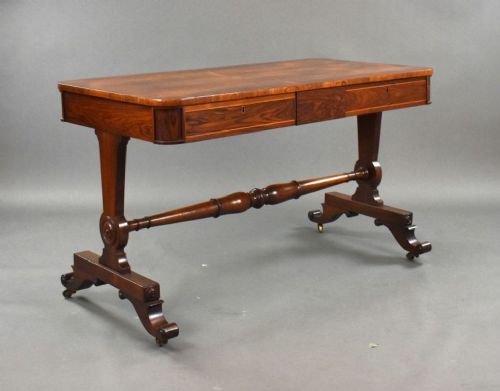 Regency Rosewood Library Table