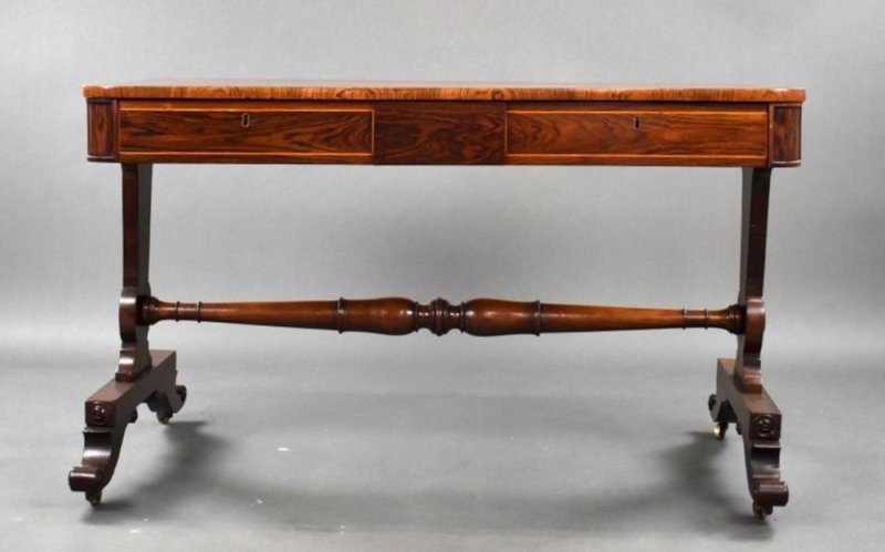 Regency Rosewood Library Table