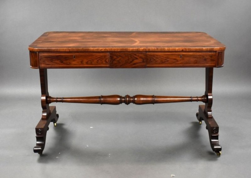 Regency Rosewood Library Table