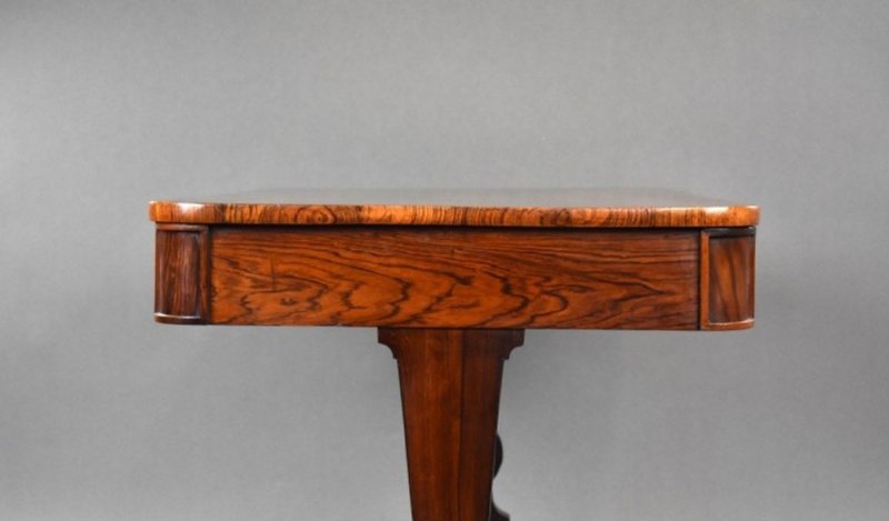 Regency Rosewood Library Table