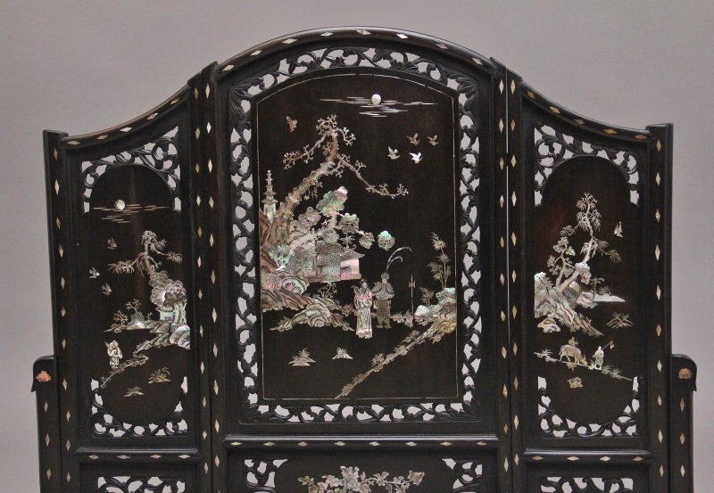 19th Century Chinese table screen