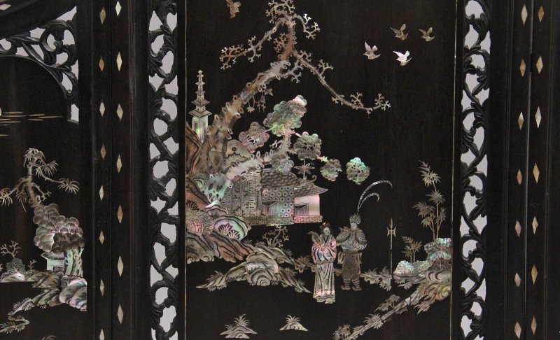 19th Century Chinese table screen