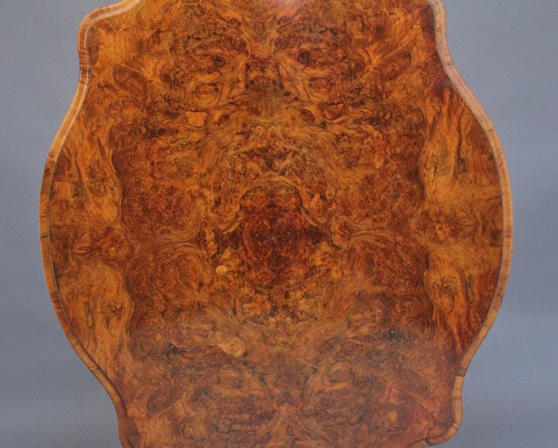 19th Century walnut centre table by Edwards & Roberts