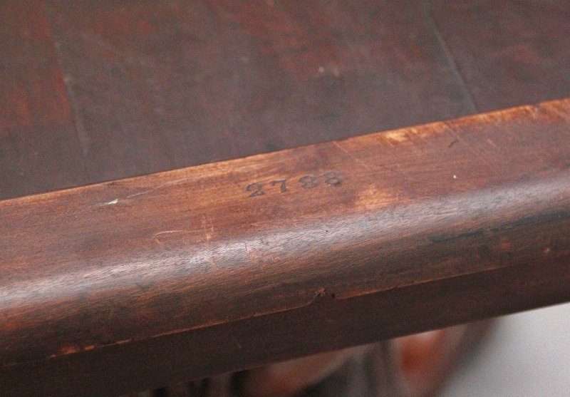 19th Century walnut centre table by Edwards & Roberts