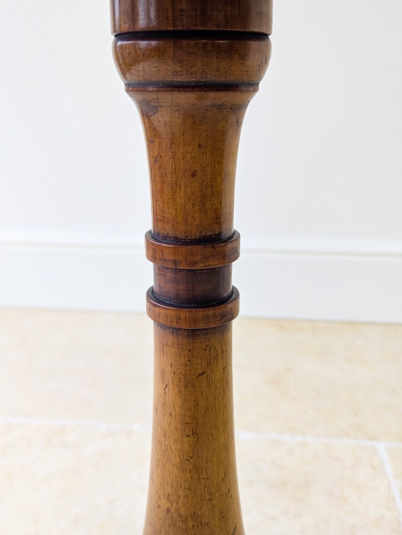 Antique Regency Mahogany and Beech Tilt-Top Wine Table c.1830