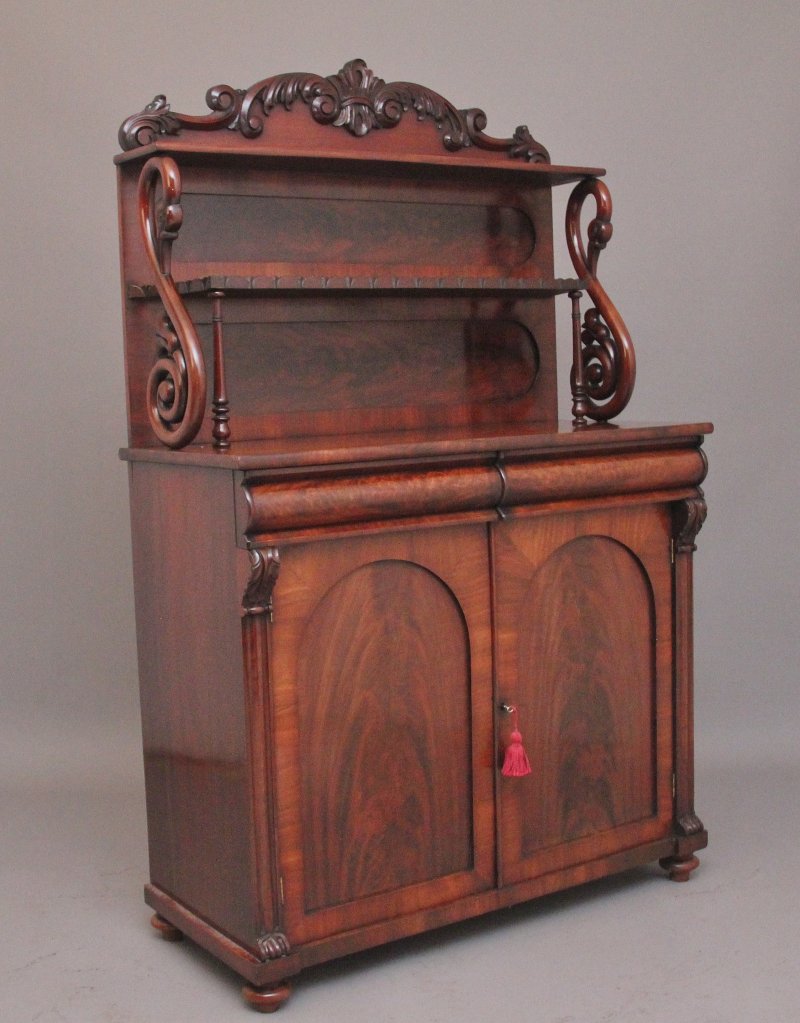 19th Century mahogany chiffonier