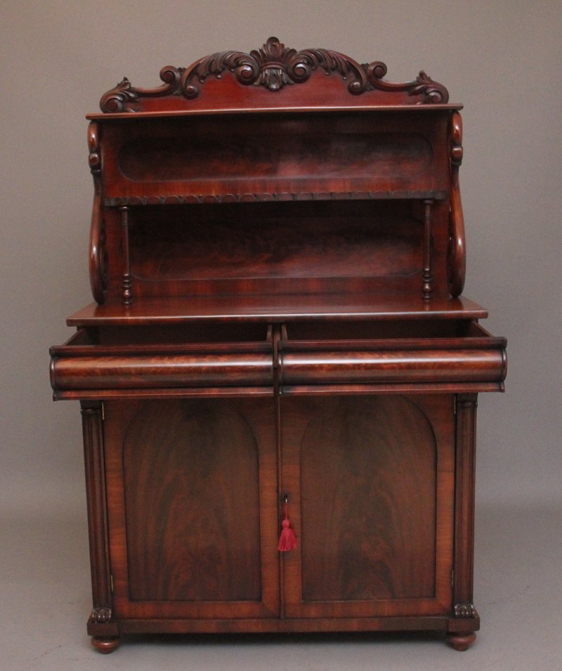 19th Century mahogany chiffonier
