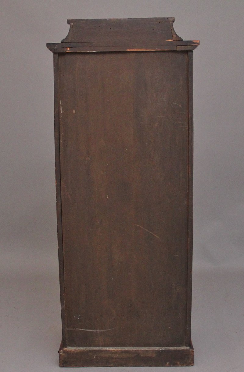 19th Century walnut & marquetry Wellington chest