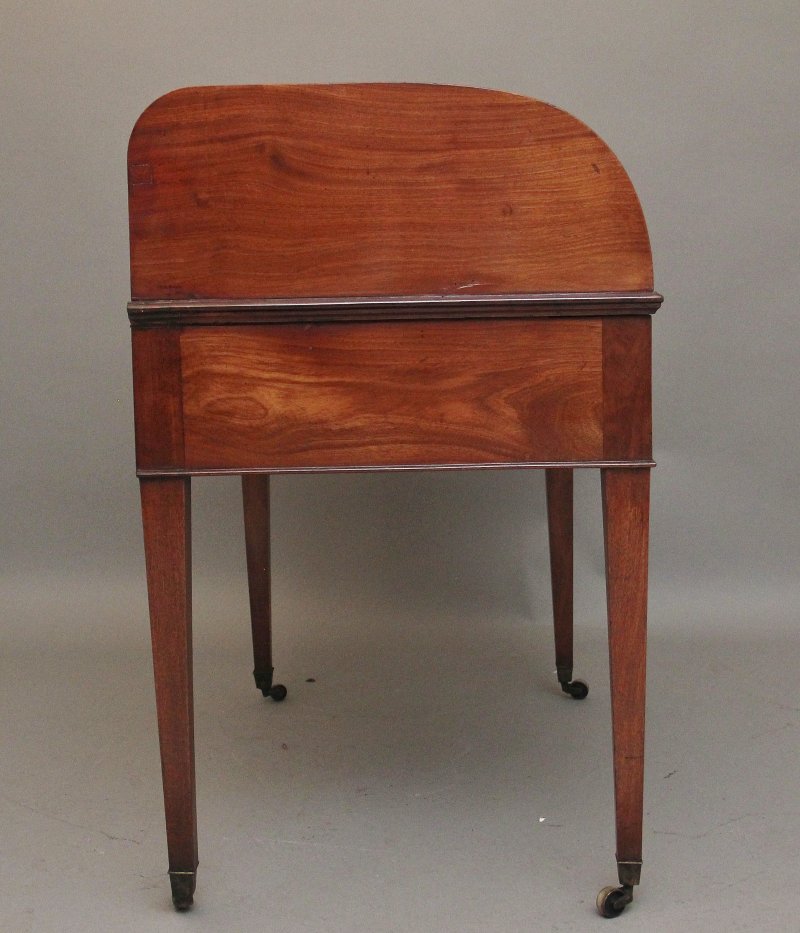 Early 19th Century mahogany tambour desk