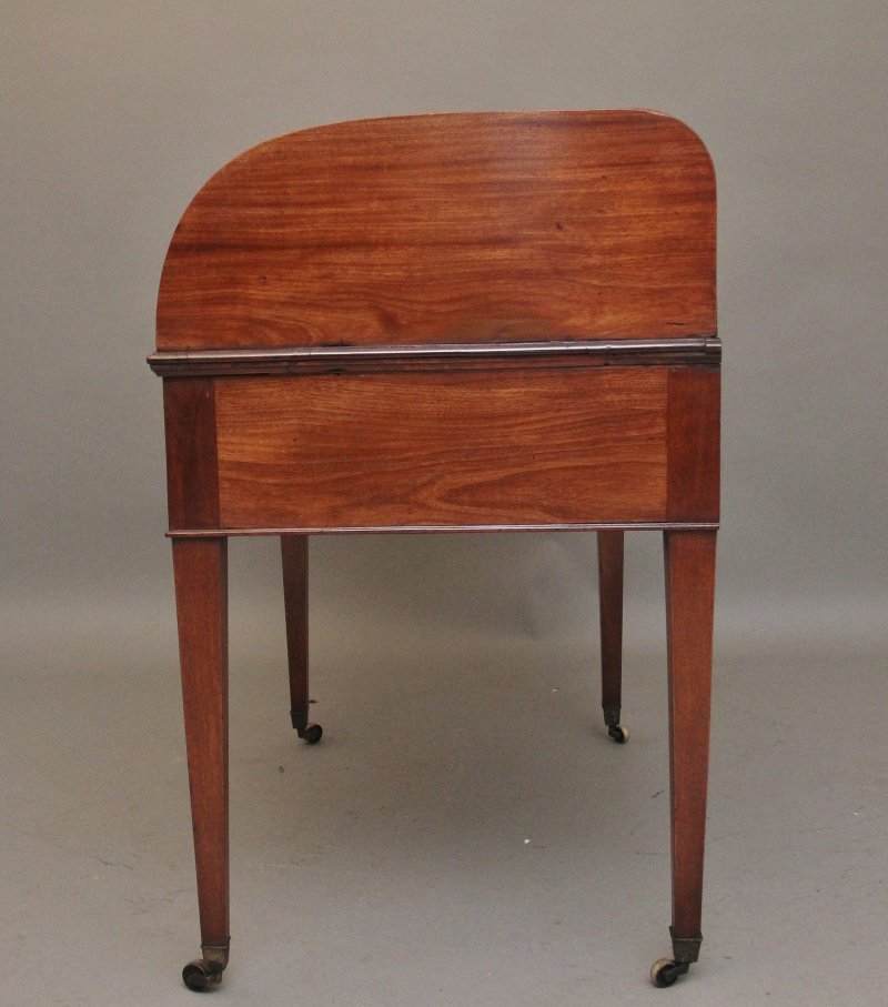 Early 19th Century mahogany tambour desk