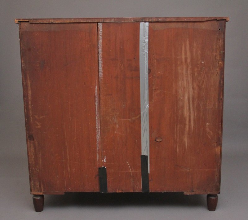 19th Century mahogany bowfront chest of exceptional quality