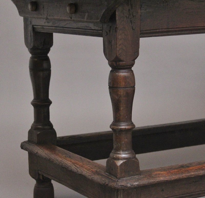 17th Century oak refectory table