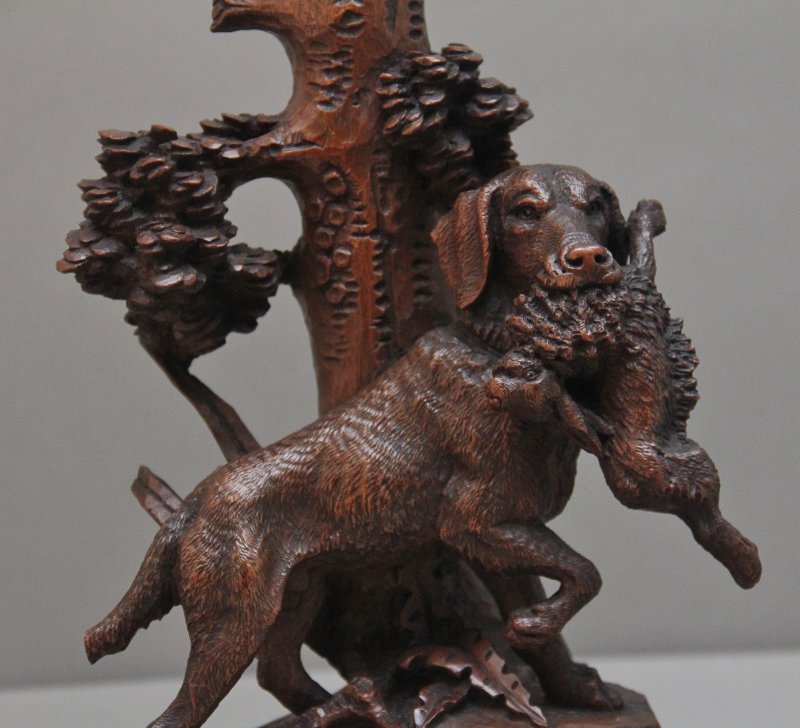 19th Century black forest centre piece