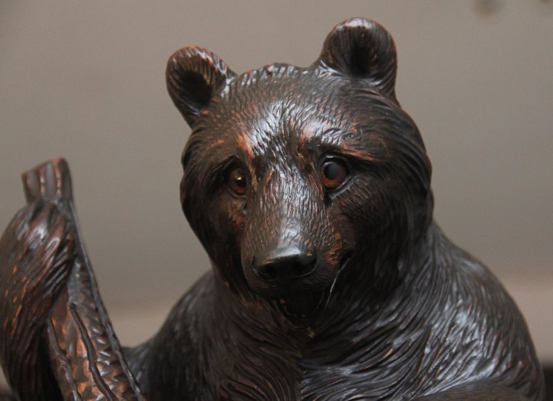 19th Century black forest bear hall stand