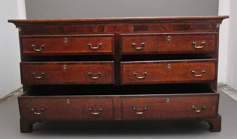 18th Century oak dresser base