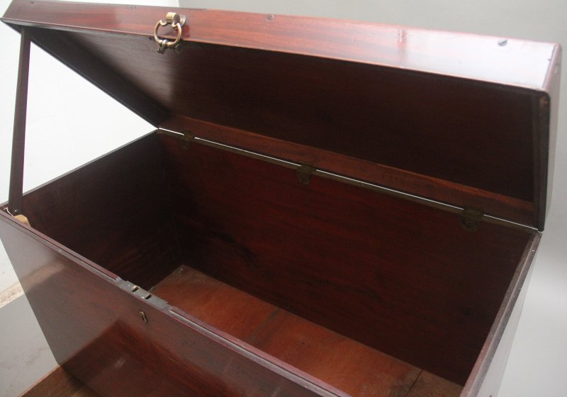 18th Century mahogany Irish silver chest