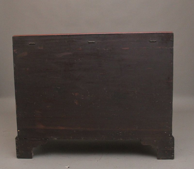 18th Century mahogany Irish silver chest