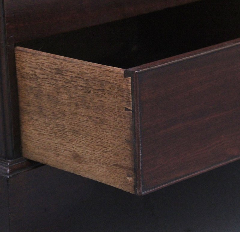 18th Century mahogany Irish silver chest