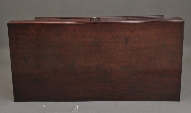 18th Century mahogany Irish silver chest