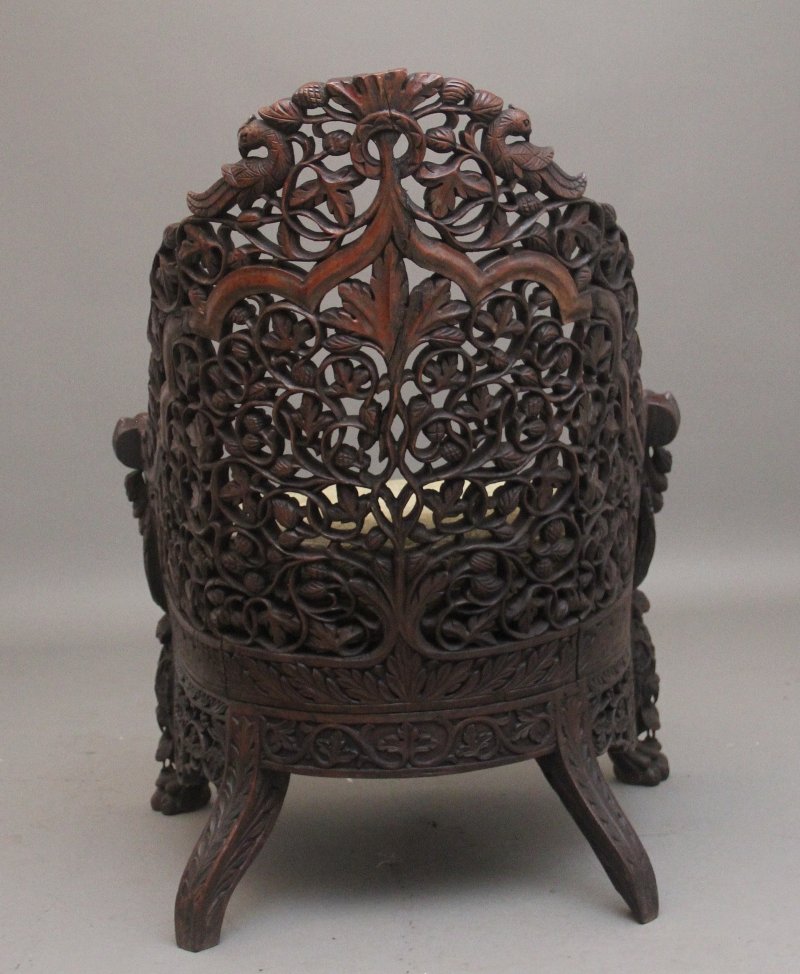 19th Century Anglo-Indian armchair