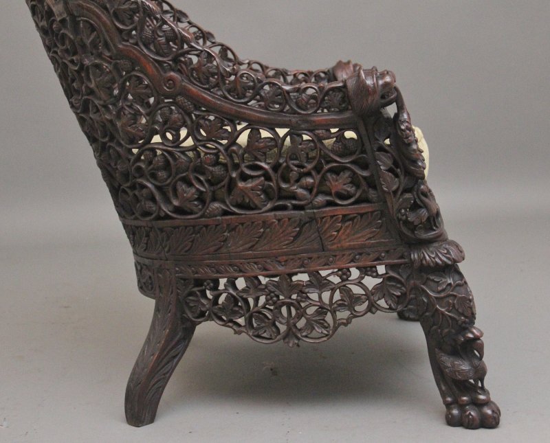 19th Century Anglo-Indian armchair