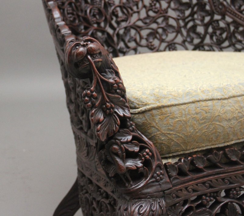 19th Century Anglo-Indian armchair