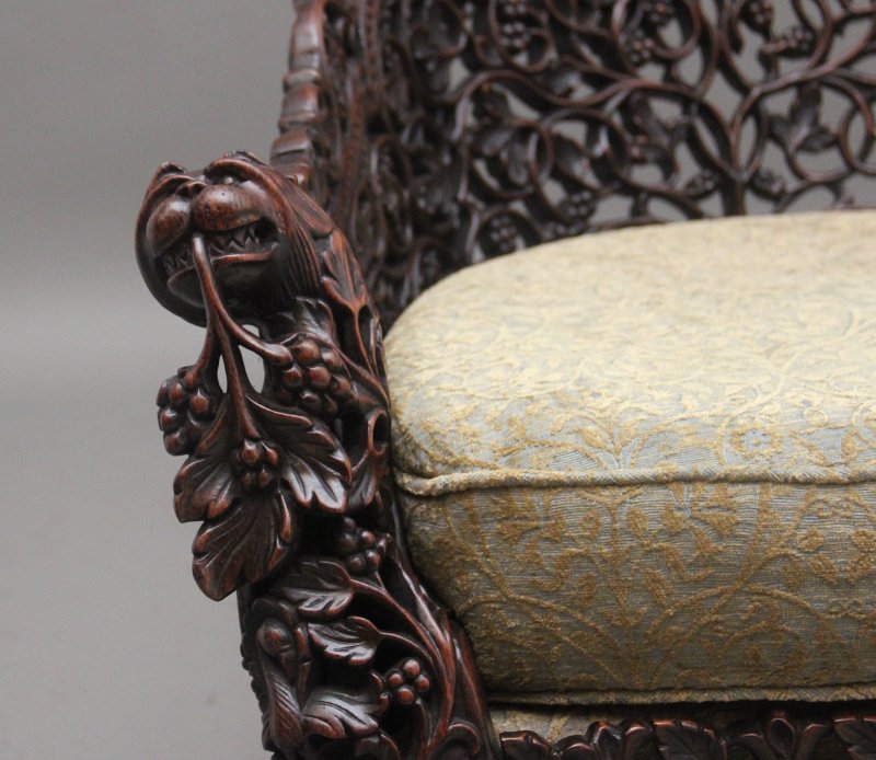 19th Century Anglo-Indian armchair