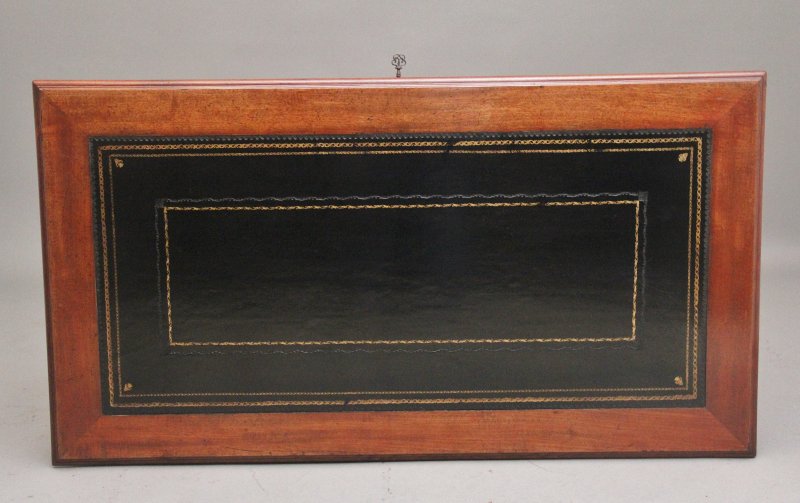 19th Century mahogany two drawer writing table