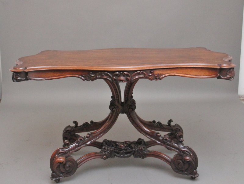 19th Century rosewood centre table