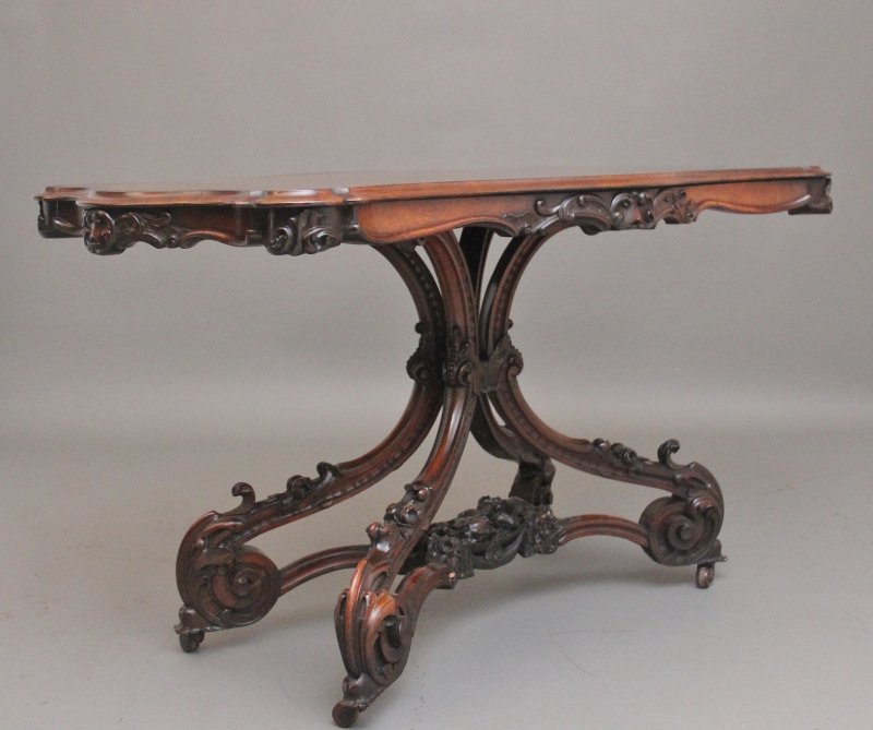 19th Century rosewood centre table