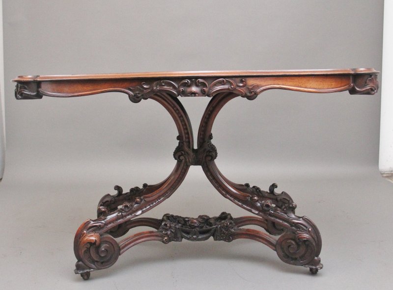 19th Century rosewood centre table