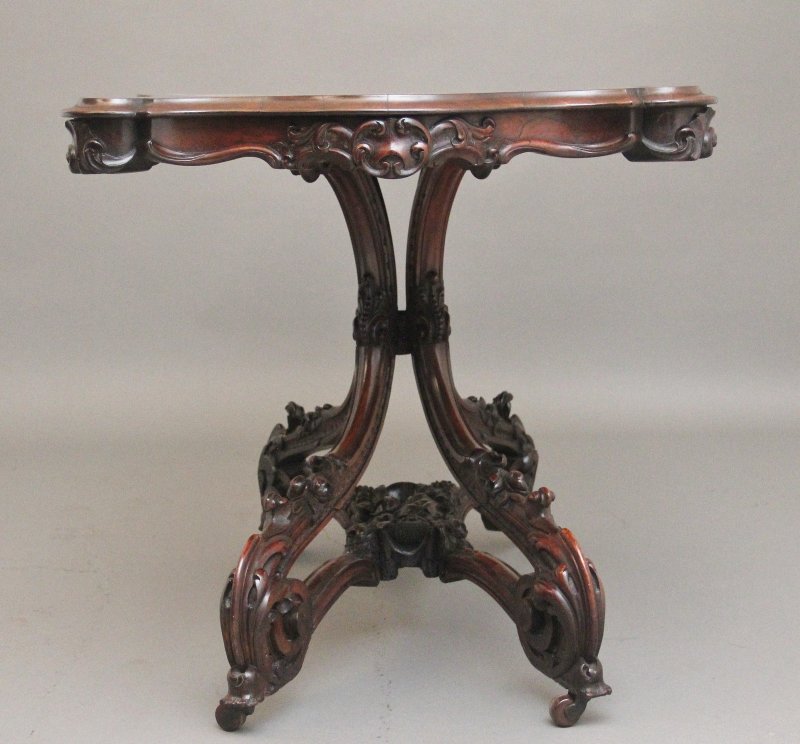 19th Century rosewood centre table