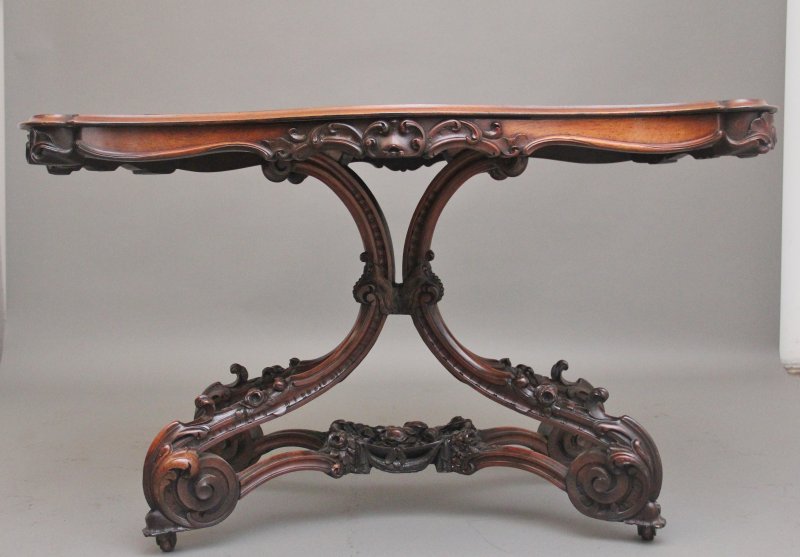 19th Century rosewood centre table